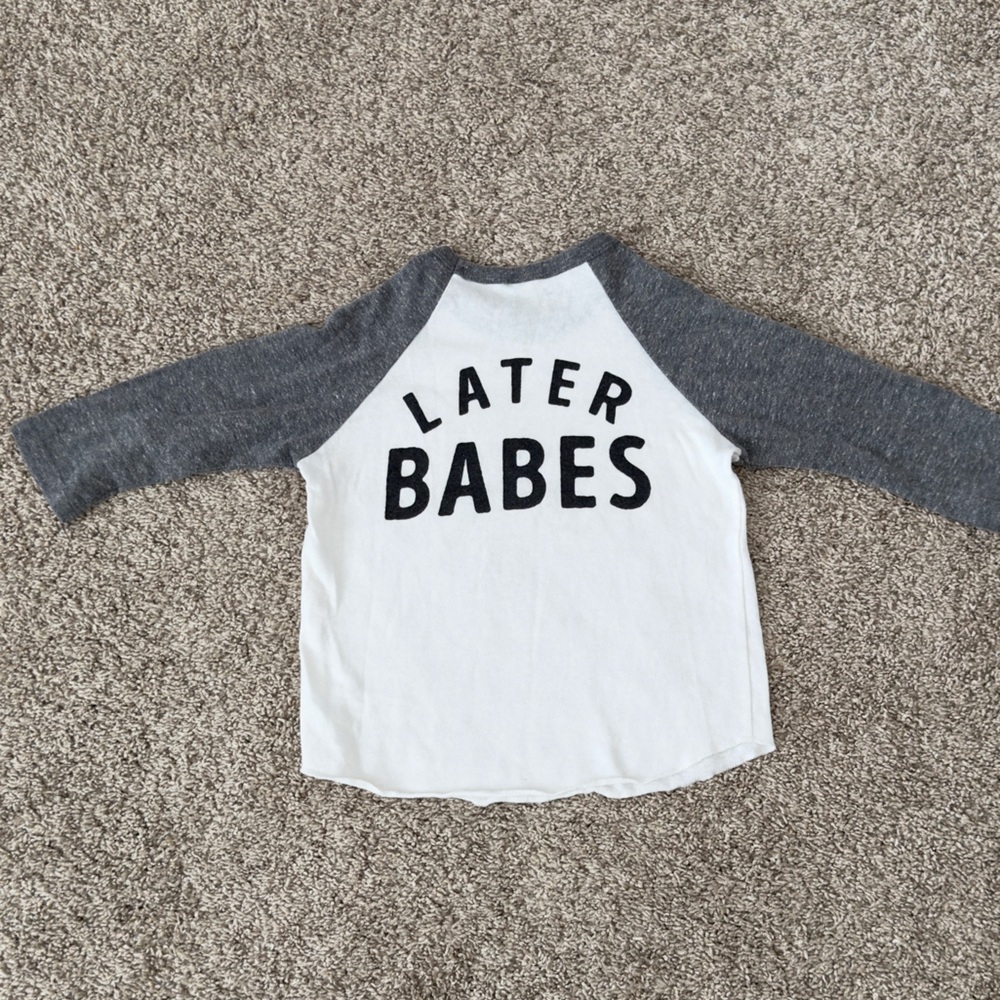 Nicky and Stella toddler boys baseball style tee t-shirt size 4T